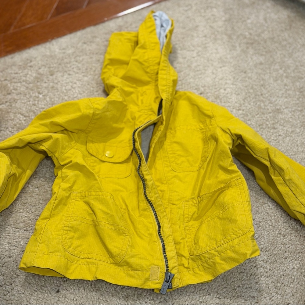 Old Navy Kids Bright Yellow Raincoat